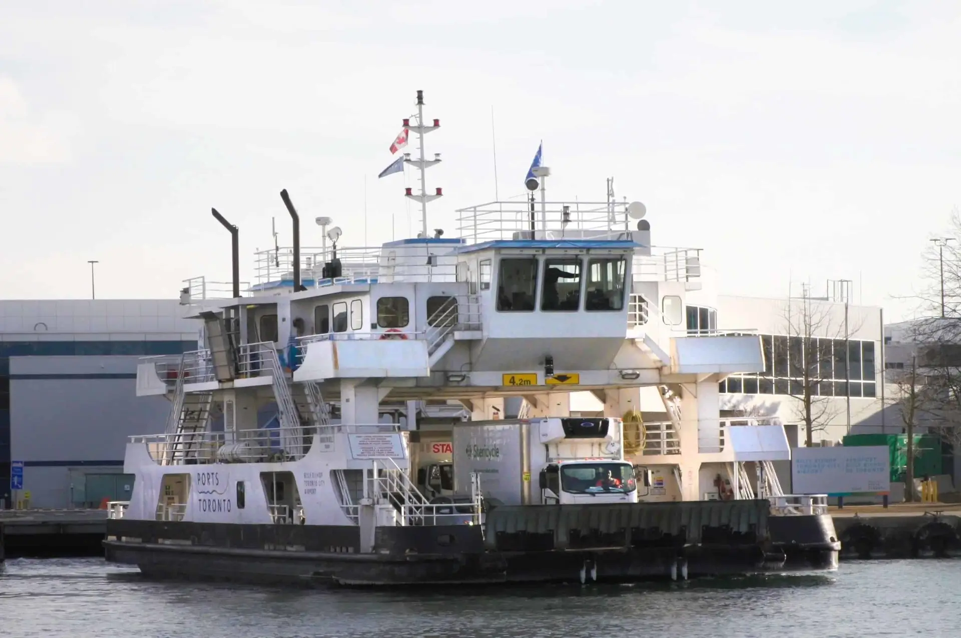 Pedestrian and Auto Airport Ferry